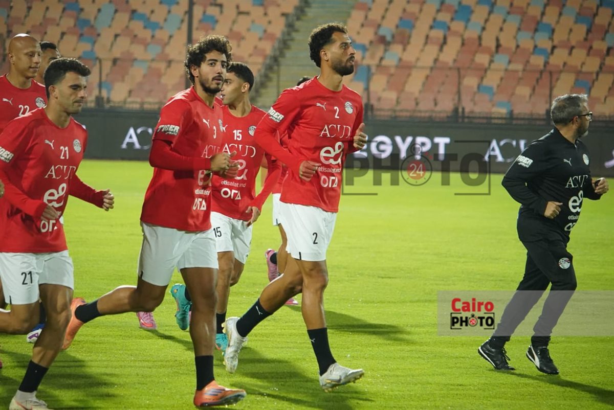 <strong>صور مران منتخب مصر&nbsp;</strong>