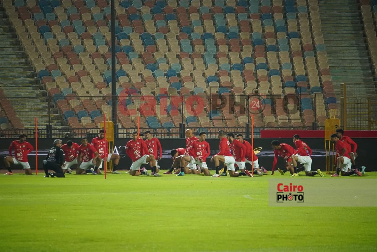 <strong>صور مران منتخب مصر&nbsp;</strong>