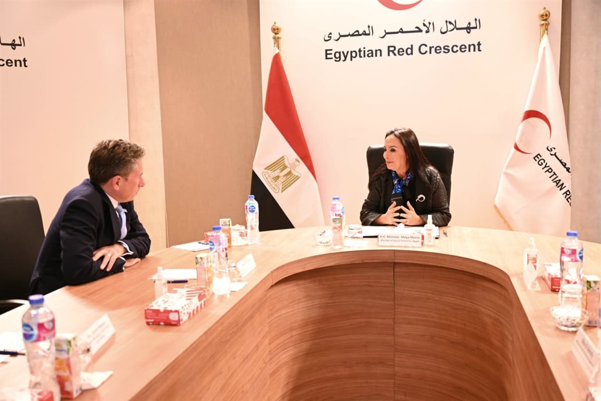 &nbsp;الدكتورة مايا مرسي وزيرة التضامن الاجتماعي