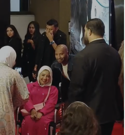 شيكابالا &nbsp;أبزر حضور العرض الخاص لفيلم أوسكار بطولة أحمد صلاح حسني وهنادي مهنا&nbsp;