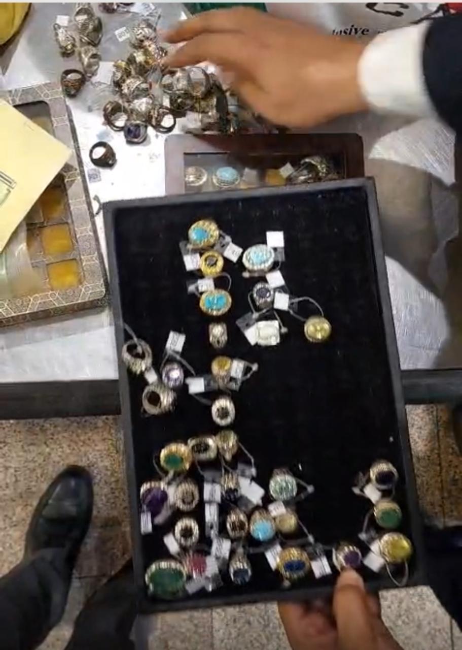 مضبوطات جمارك مطار القاهرة&nbsp;