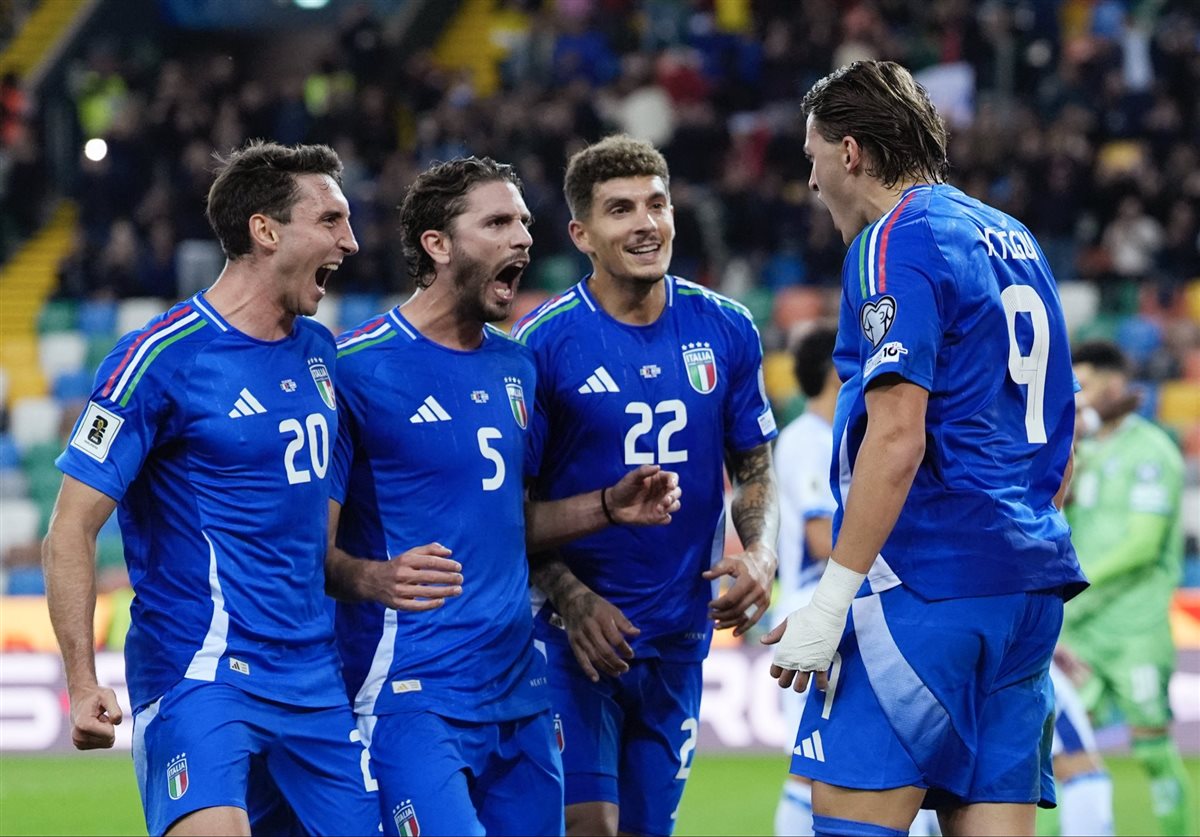 <strong>منتخب إيطاليا يضرب إسرائيل بثنائية في تصفيات كأس العالم 2026</strong>