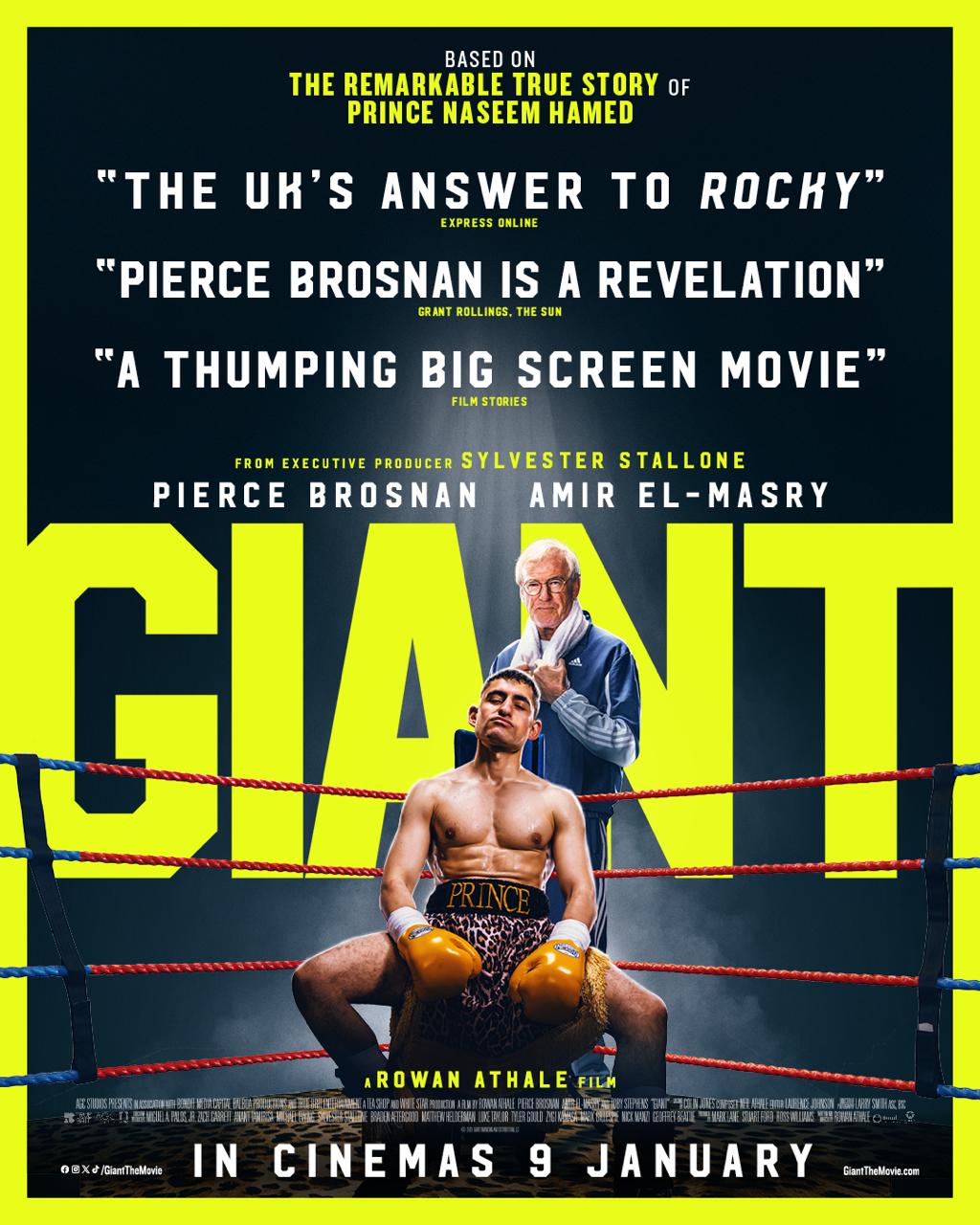 <strong>&nbsp;طرح البوستر الرسمي لفيلم Giant لـ أمير المصري</strong>