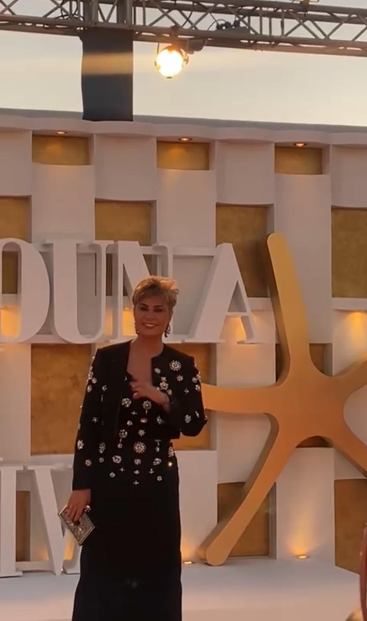 مفيدة شيحة &nbsp;بمهرجان الجونة السينمائي&nbsp;