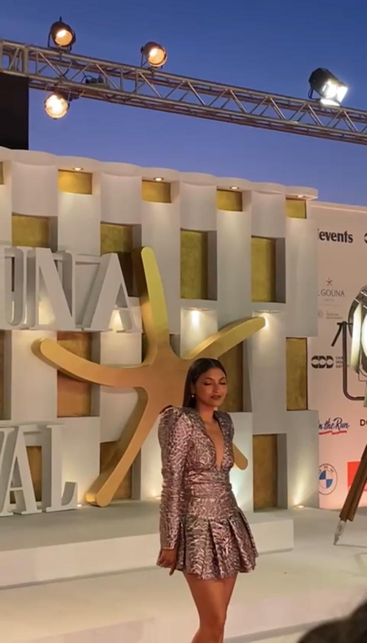 مي الغيطي &nbsp;بمهرجان الجونة السينمائي&nbsp;