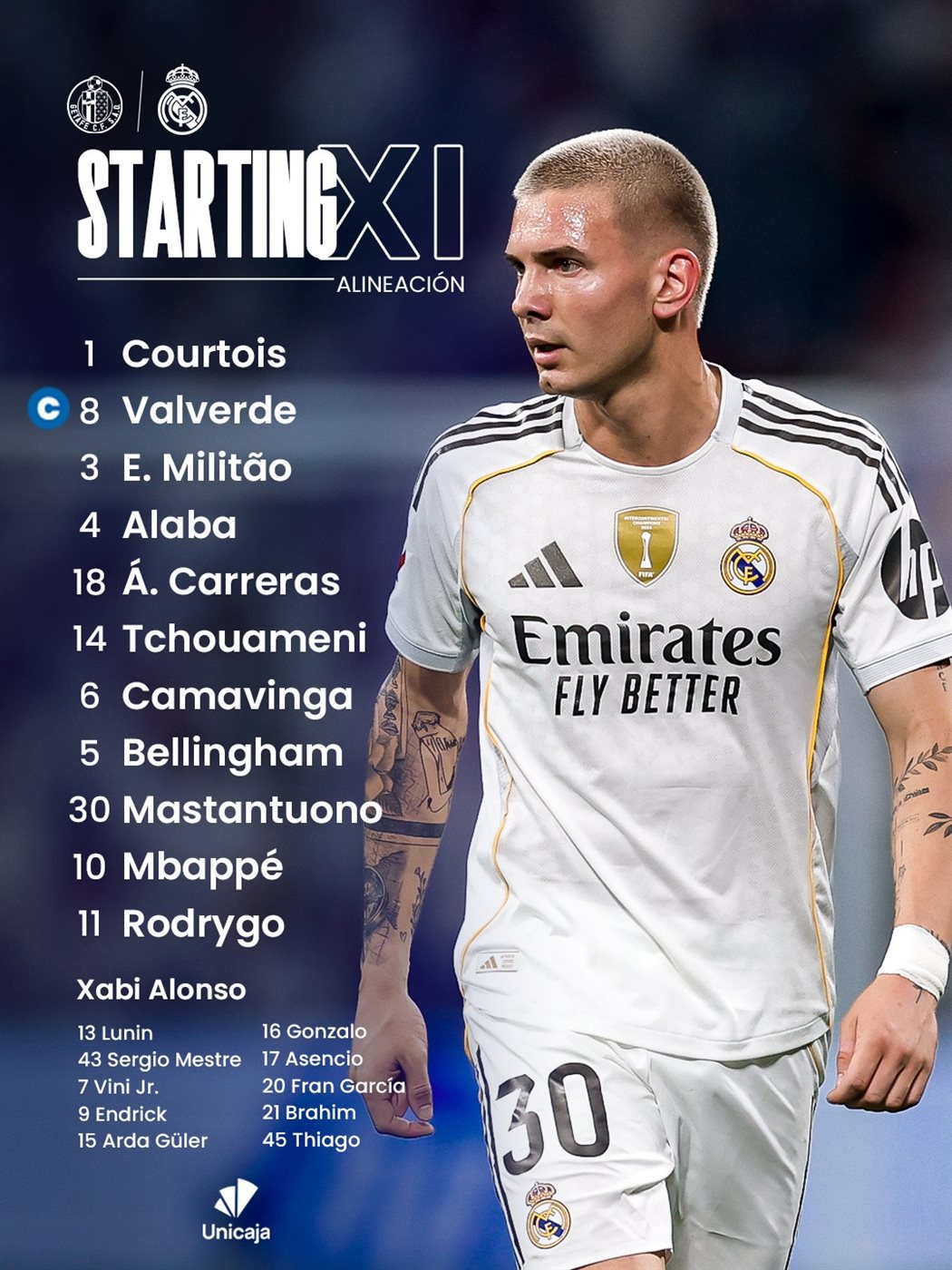 تشكيل ريال مدريد&nbsp;
