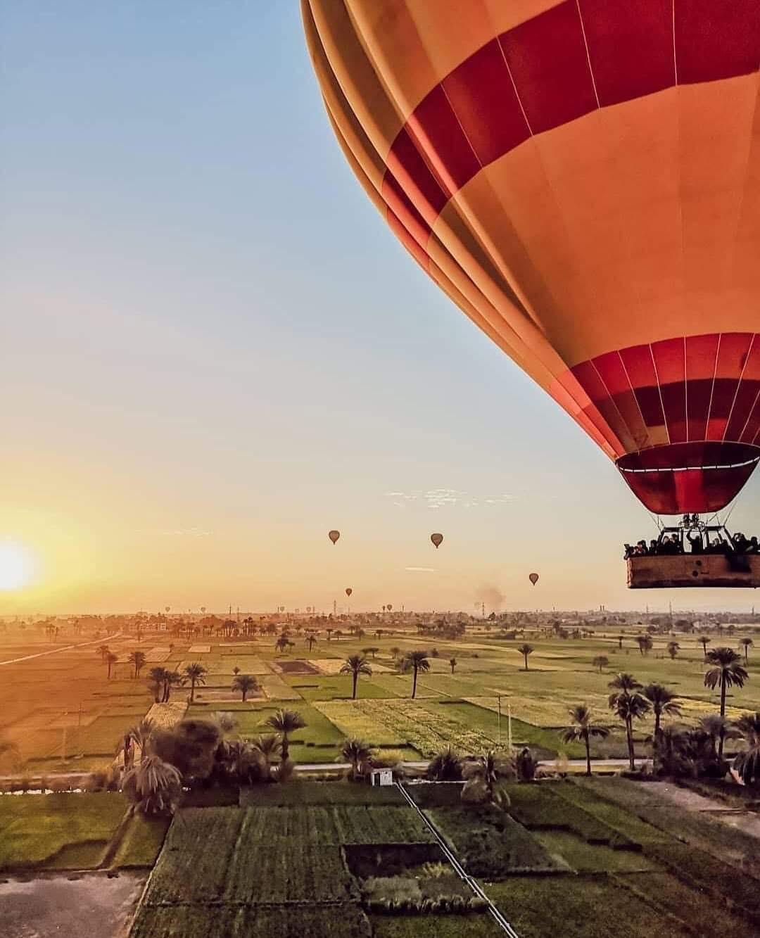 روعة وسحر رحلات البالون الطائر بسماء الأقصر&nbsp;