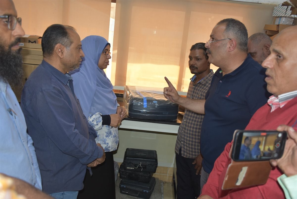 جولة تفقدية لرئيس شركة مياة الأقصر&nbsp;