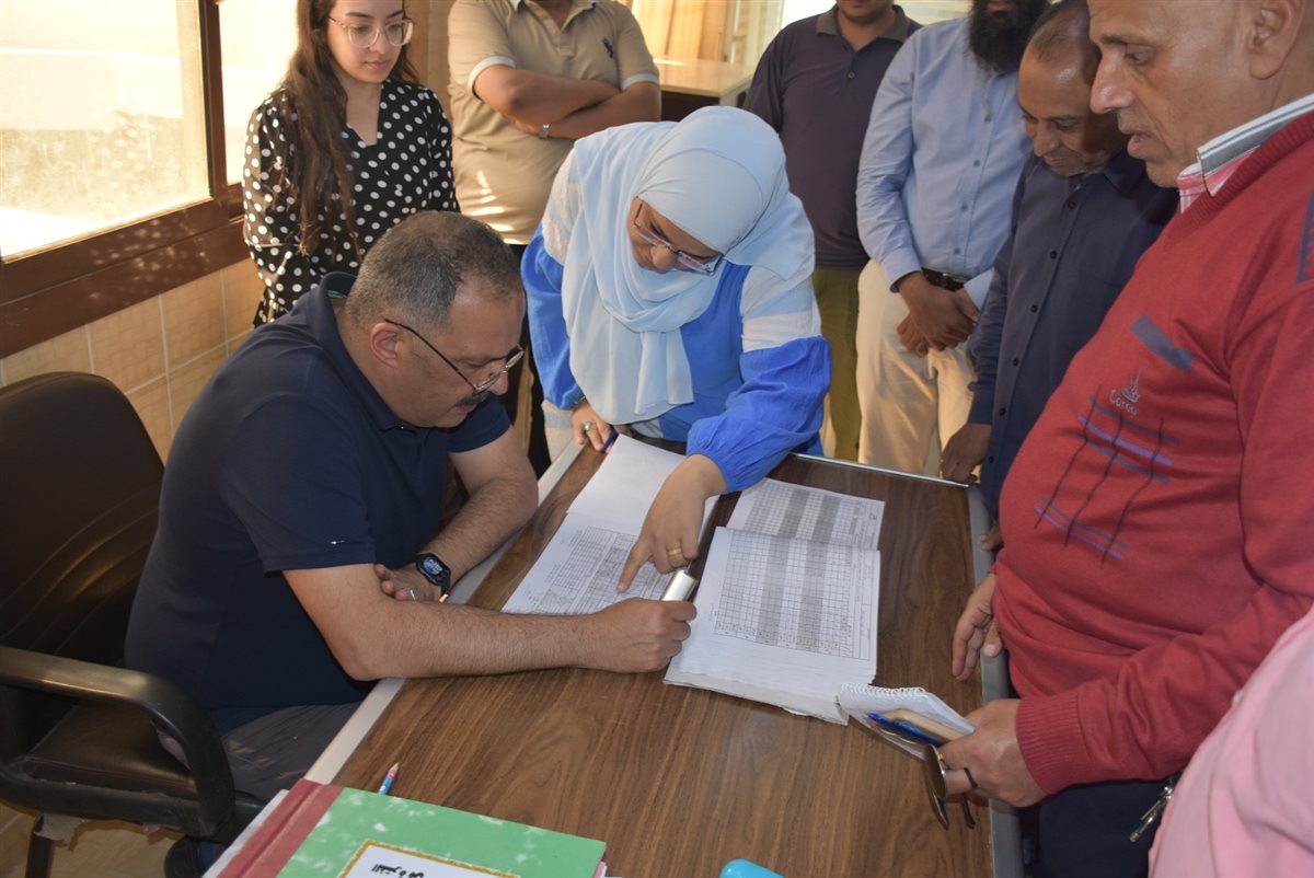 جولة تفقدية لرئيس شركة مياة الأقصر&nbsp;