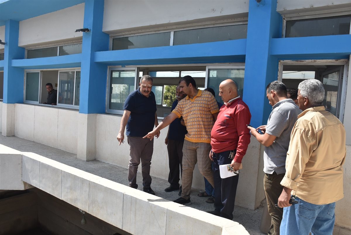 جولة تفقدية لرئيس شركة مياة الأقصر&nbsp;