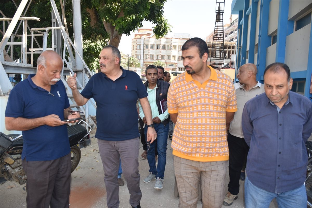 جولة تفقدية لرئيس شركة مياة الأقصر&nbsp;