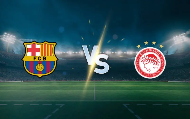 موعد مباراة برشلونة ضد أولمبياكوس