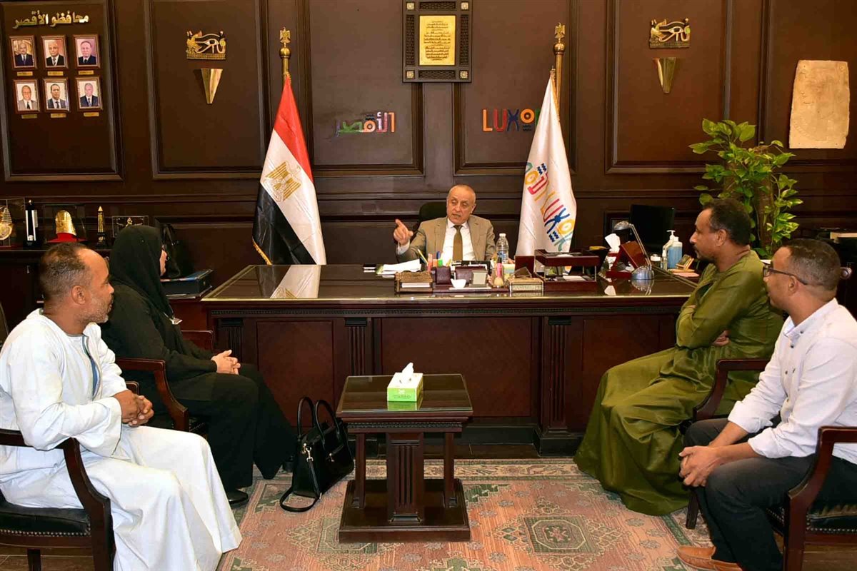 محافظ الأقصر يحيل ديوان المحافظة لبيت لكل الاقصريين&nbsp;