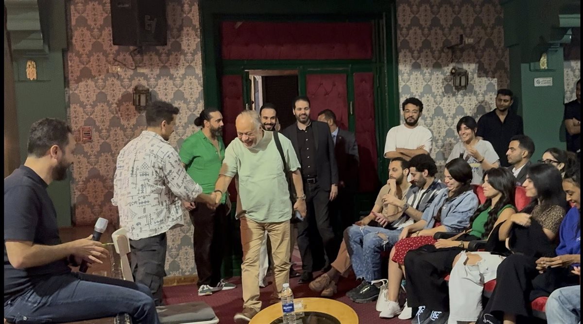 لقطات من ورشة بيتر ميمي لأعضاء نقابة المهن التمثيلية ضمن فعاليات مهرجان المسرح&nbsp;