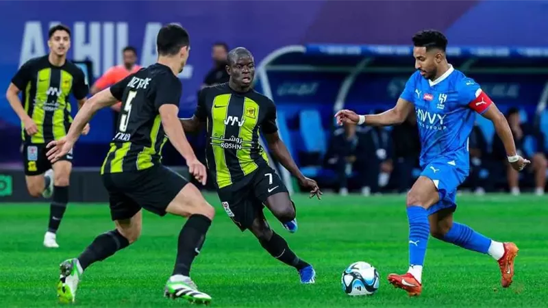 موعد مباراة الهلال والاتحاد في الدوري السعودي