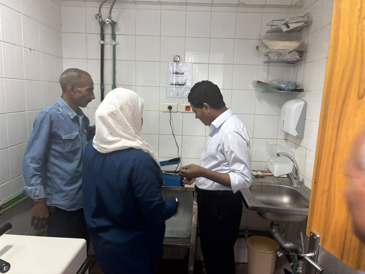 وكيل وزارة الصحة يتفقد الحجر الصحي بمطار الأقصر&nbsp;