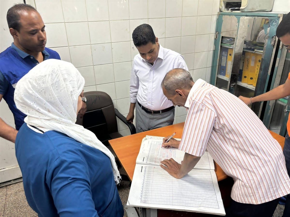وكيل وزارة الصحة يتفقد الحجر الصحي بمطار الأقصر&nbsp;