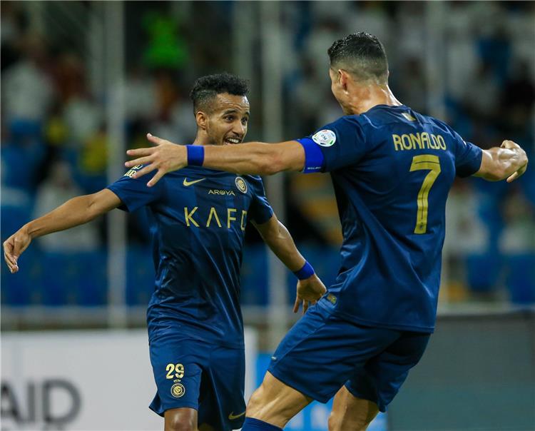 القنوات الناقلة لمشاهدة بث مباشر مباراة النصر والحزم اليوم في دوري روشن السعودي&nbsp;