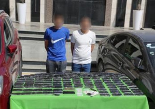 المتهمين والمضبوطات&nbsp;