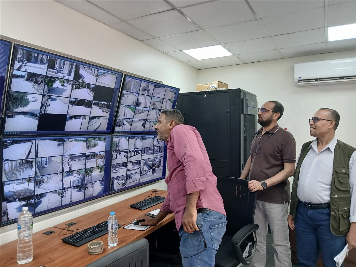 مدير عام آثار أسوان يتفقد معبد كوم أمبو&nbsp;