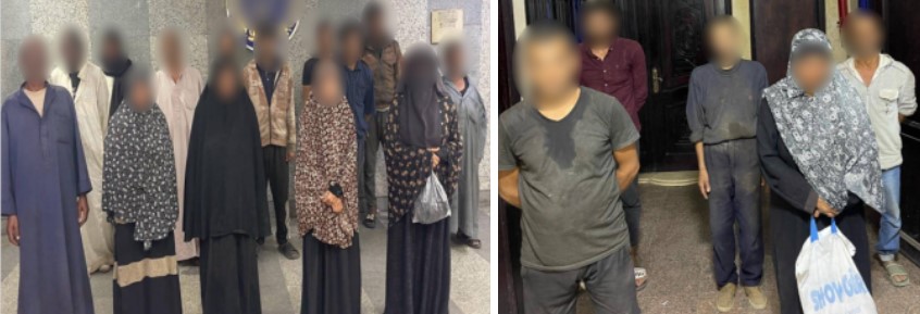 القبض علي 19 رجل وسيدة استغلوا 11 صغير في استجداء المارة وأعمال التسول&nbsp;