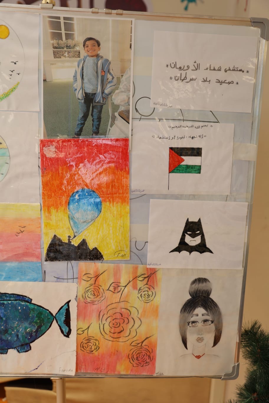 بالألوان صغيرتان تتحديان السرطان بالأقصر&nbsp;