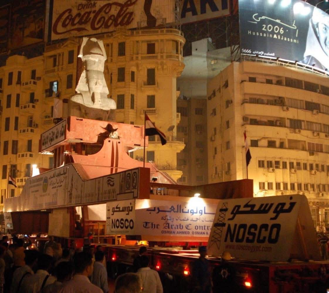 &nbsp;نقل تمثال رمسيس إلى المتحف المصري الكبير&nbsp;