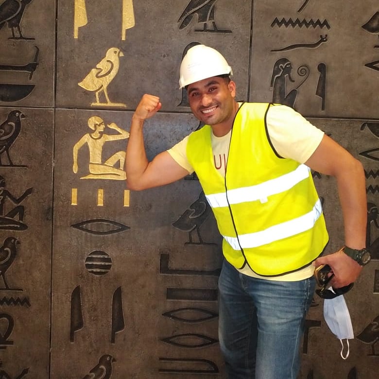 فارس كمال مصور فيديو عمال المتحف المصري&nbsp;