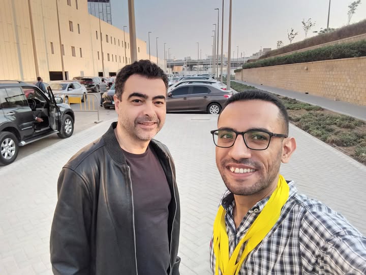 الموسيقار الكبير هشام نزيه وصحفي القاهرة 24&nbsp;