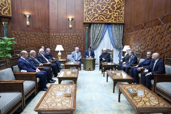 شيخ الأزهر يستقبل رئيس منظمة فرسان مالطا لبحث تعزيز التعاون المشترك<br>&nbsp;