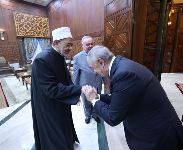 شيخ الأزهر يستقبل رئيس منظمة فرسان مالطا لبحث تعزيز التعاون المشترك<br>&nbsp;