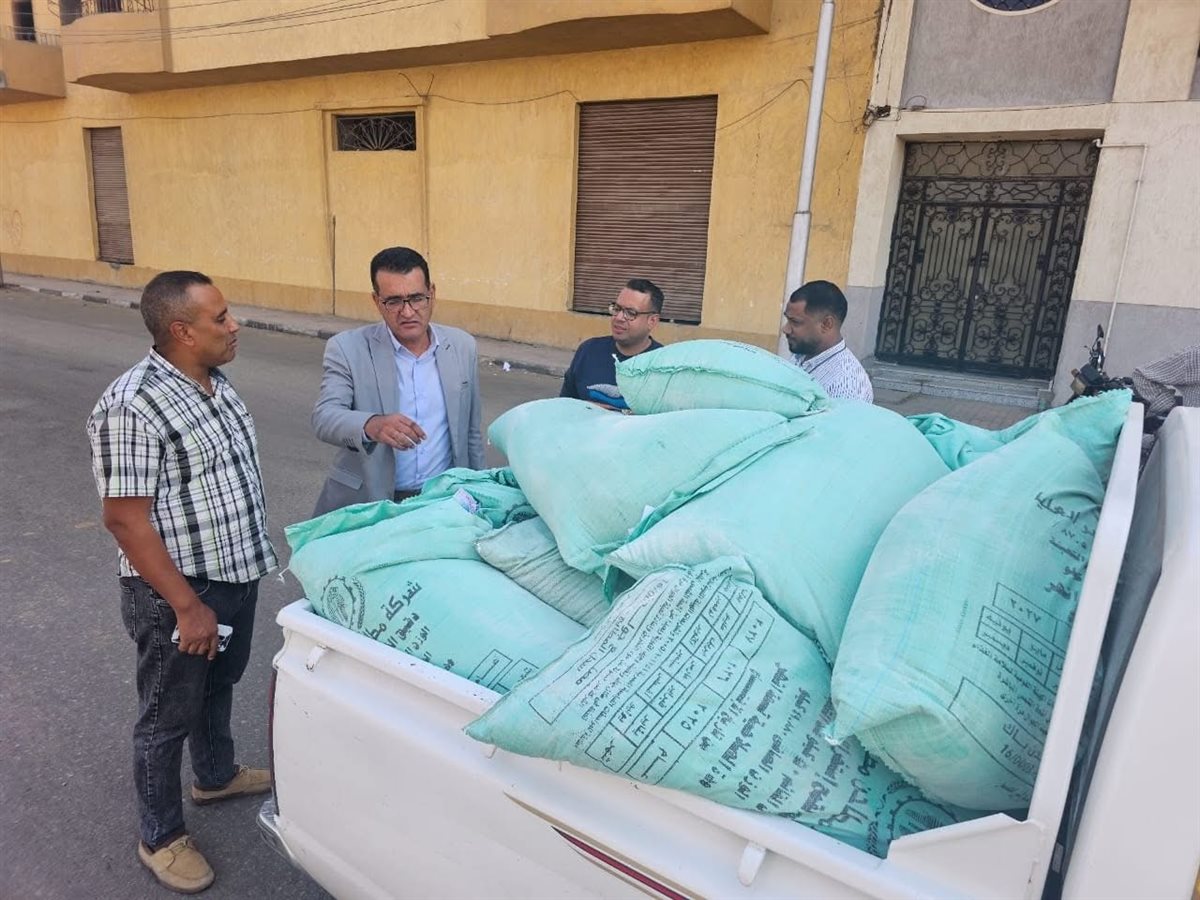 ضبط طن دقيق تمويني مدعم بالأقصر&nbsp;