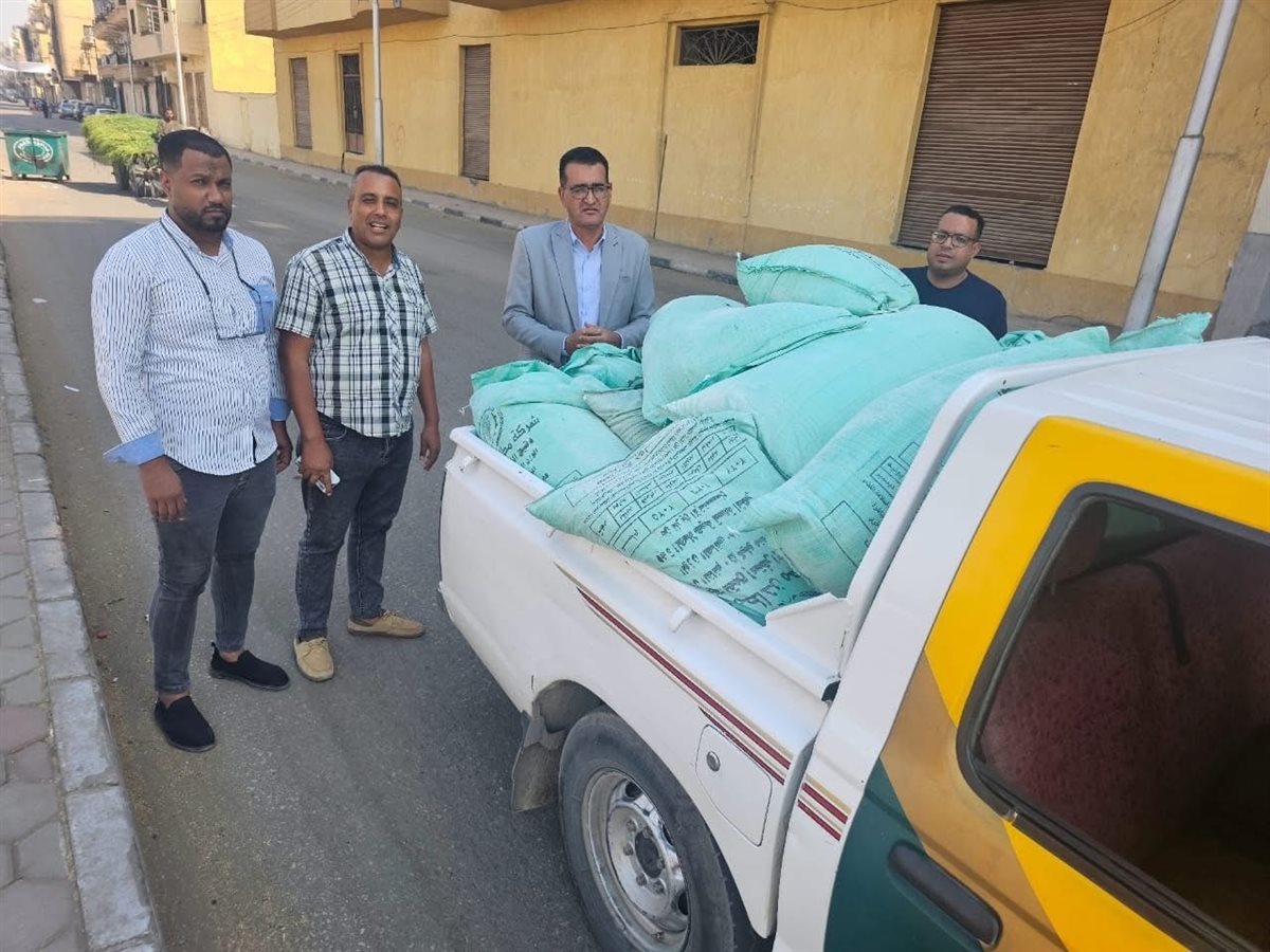 ضبط طن دقيق تمويني مدعم بالأقصر&nbsp;