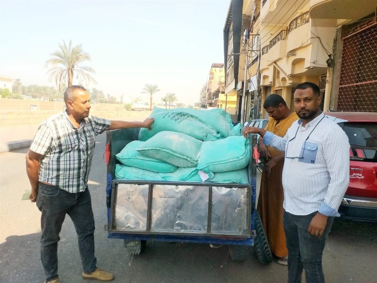 ضبط طن دقيق تمويني مدعم بالأقصر&nbsp;