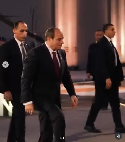 الرئيس السيسي يصل إلى المتحف المصري الكبير لافتتاحه رسميًا&nbsp;