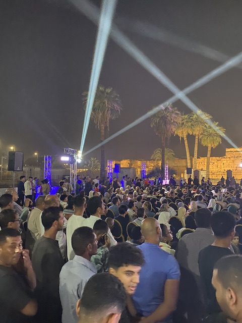 اجواء احتفالية مبهرة بساحة أبو الحجاج&nbsp;