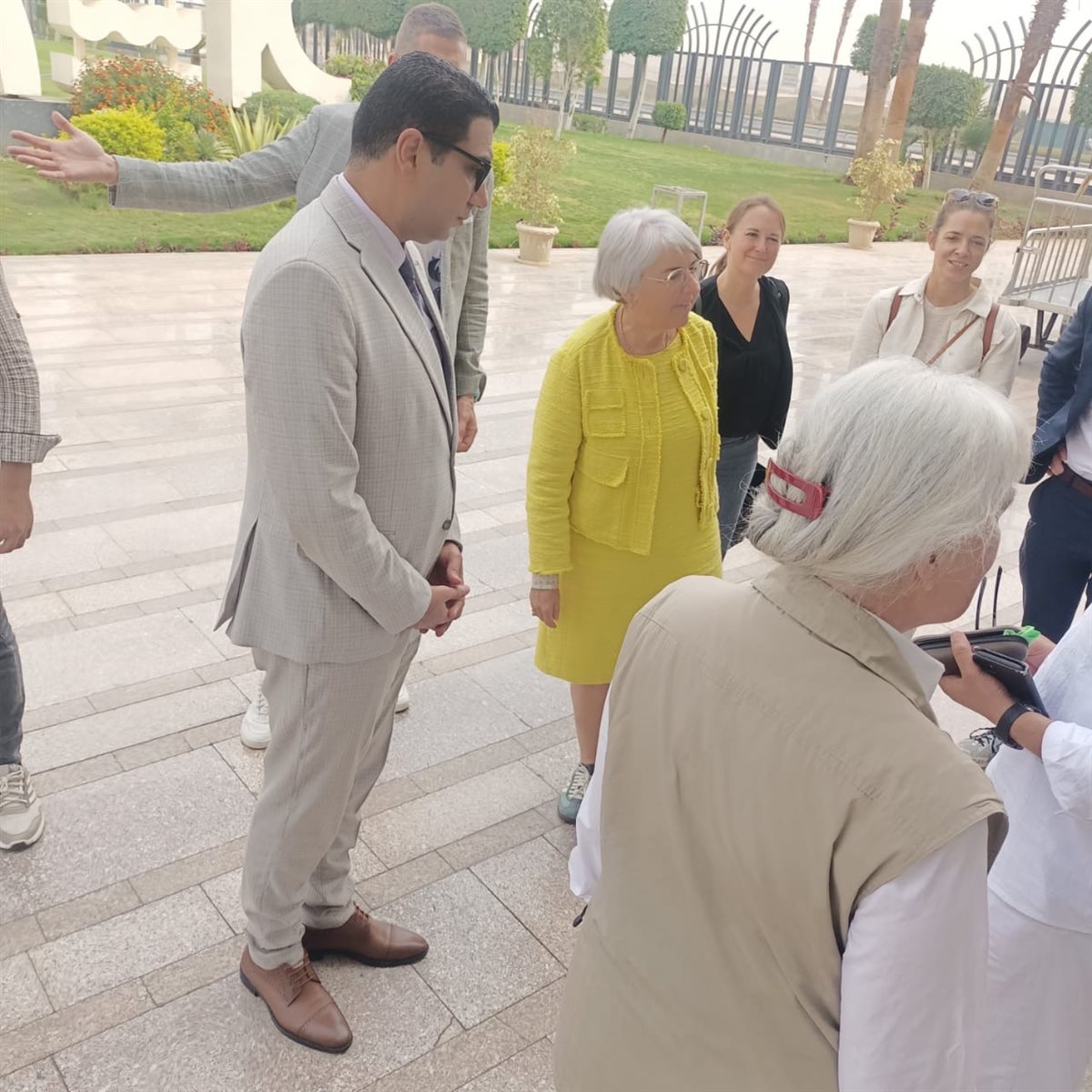 نائب محافظ الأقصر يستقبل رئيسة وزراء سويسرا&nbsp;
