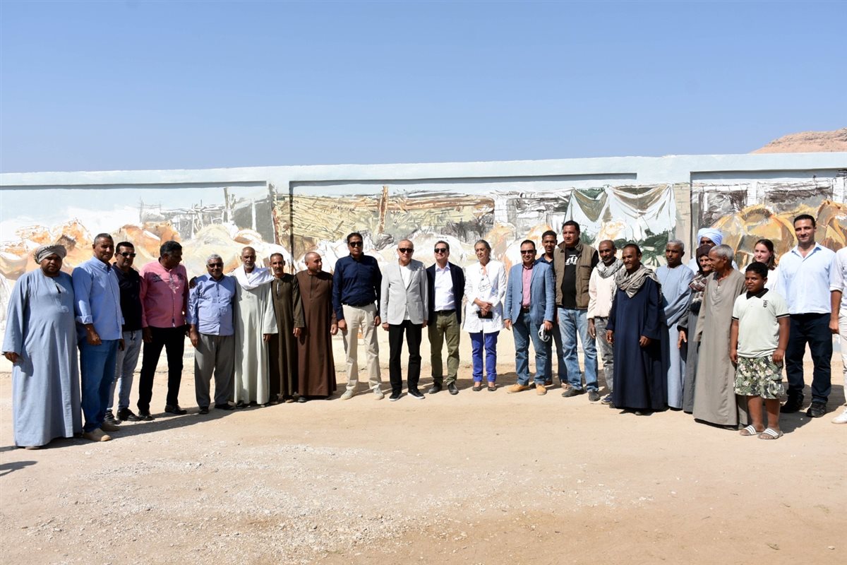 محافظ الأقصر والسفير الفرنسي&nbsp;