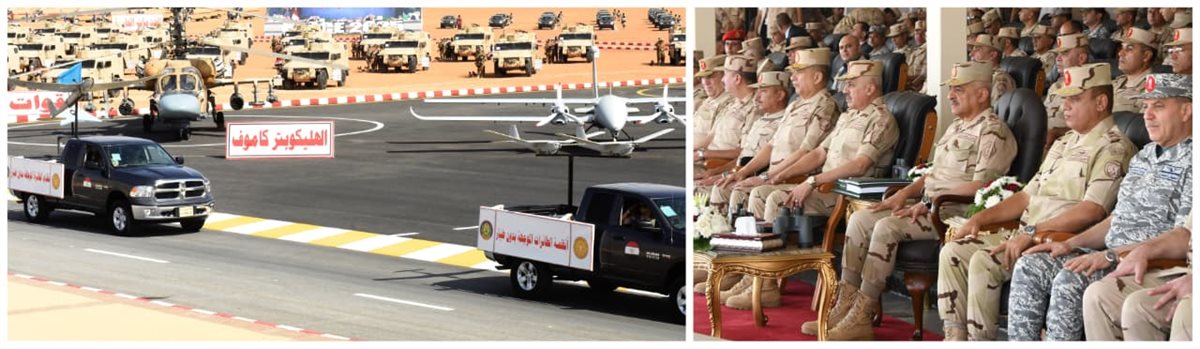 &nbsp;وزير الدفاع يشهد إجراءات تفتيش الحرب لأحد تشكيلات المنطقة المركزية العسكرية &nbsp;