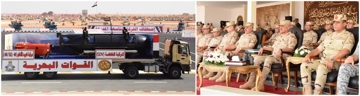 &nbsp;وزير الدفاع يشهد إجراءات تفتيش الحرب لأحد تشكيلات المنطقة المركزية العسكرية &nbsp;