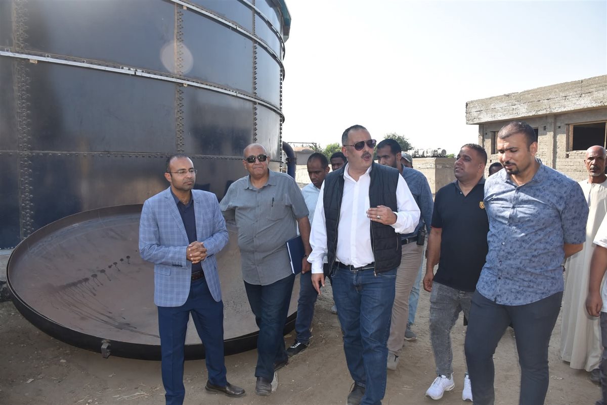 رئيس شركة المياة يتفقد محطة الصعايدة&nbsp;