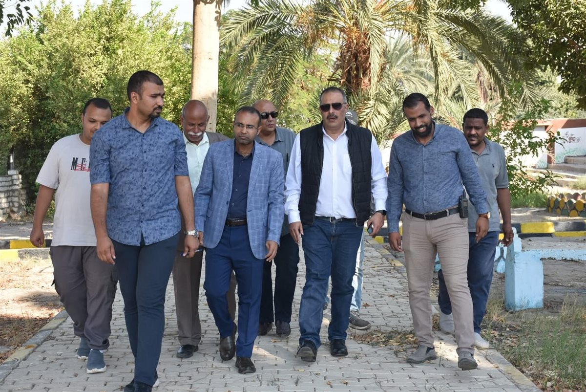 رئيس شركة المياة يتفقد محطة الصعايدة&nbsp;