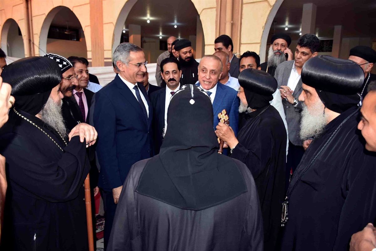 محافظ الأقصر بدير مارجرجس&nbsp;