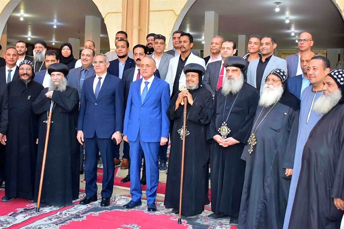 محافظ الأقصر بدير مارجرجس&nbsp;