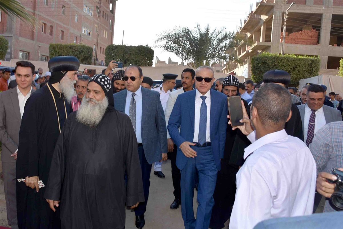محافظ الأقصر بدير مارجرجس&nbsp;