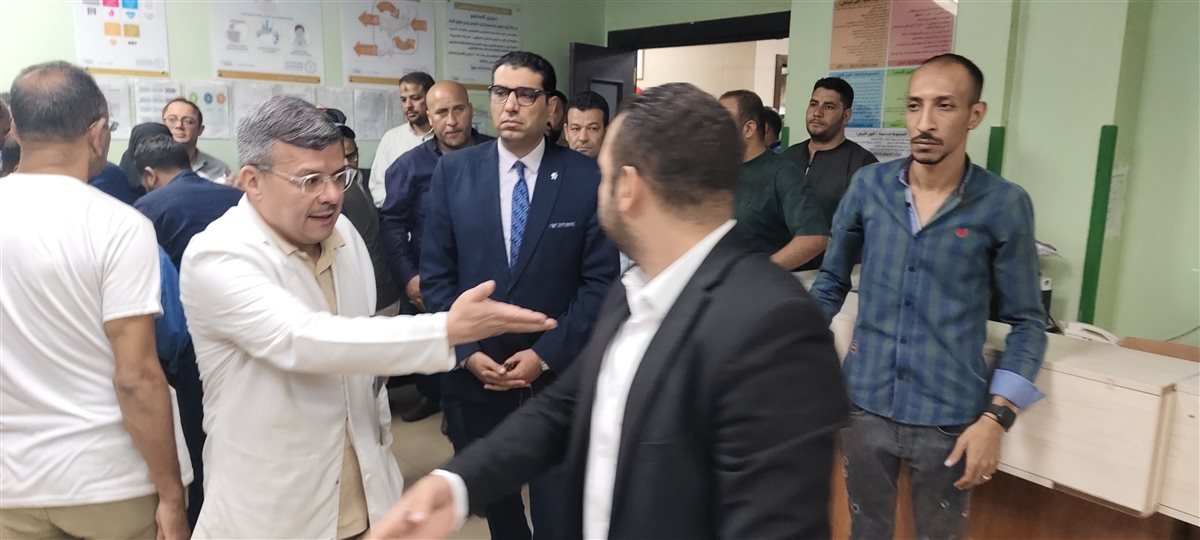 زيارة نائب المحافظ للمصابين&nbsp;