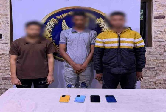 المتهمين بسرقة الهواتف&nbsp;