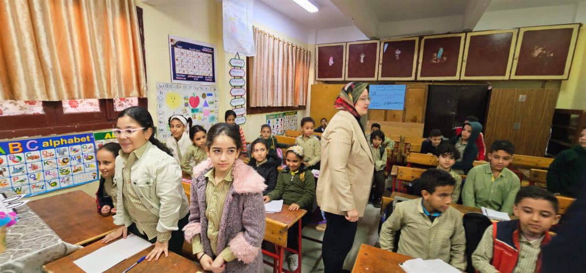 زيارة ميدانية لرئيس قطاع التعليم لمدارس البحيرة&nbsp;