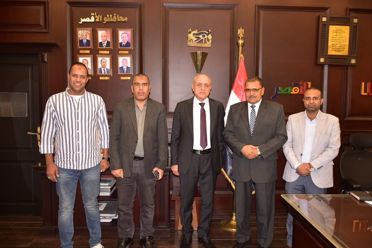 محافظ الأقصر يستقبل رئيس شركة المياه الجديد&nbsp;