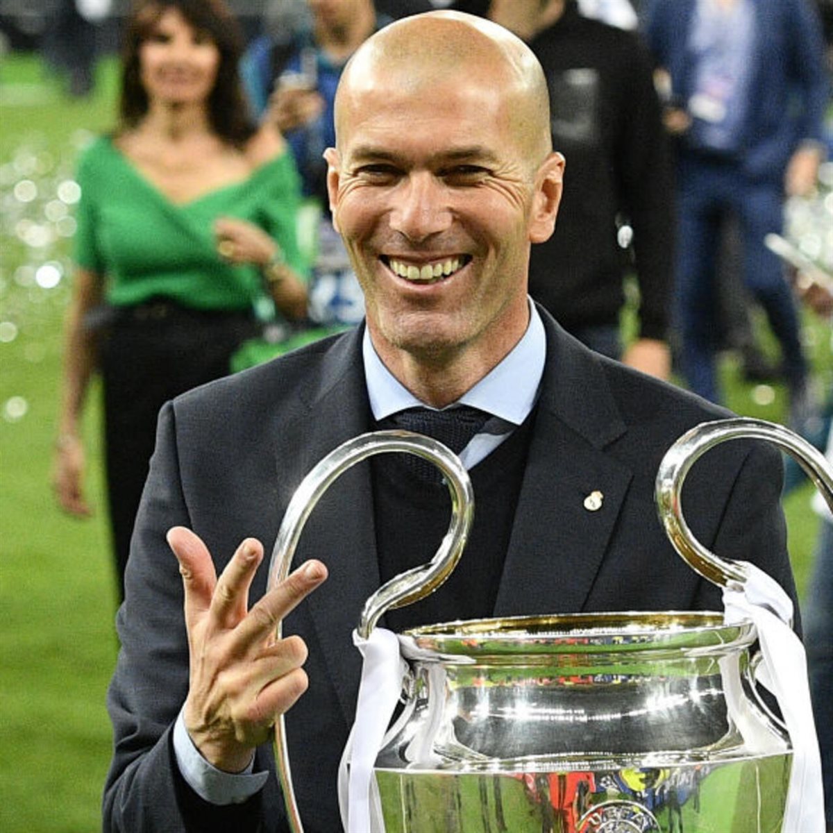 <strong>المدرب الفرنسي زين الدين زيدان المدير الفني السابق لفريق ريال مدريد الإسباني</strong>